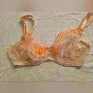 Freya Siren Plunge Balcony Bra 28DDD NWT – Underwire, Lace Embroidery